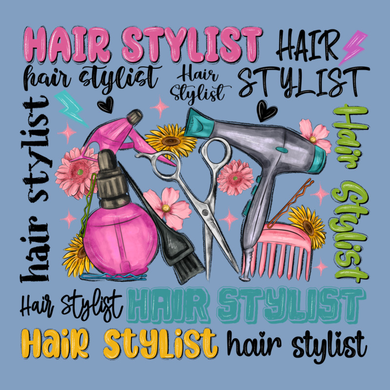 Hair Stylist Typography Urban Hoodie by MaliasSmallBusiness | Teevron