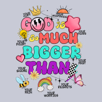 God Is Bigger Design Heavyweight Hoodie | Teevron