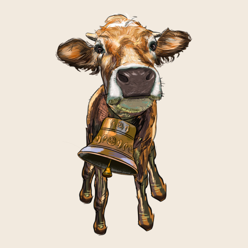 Heifer Cow With Cow Bell Zipper Hoodie by RanaPortraitStore | Teevron