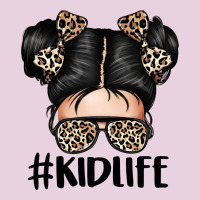 Kid Life Leopard Messy Bun Classic Tee | Teevron