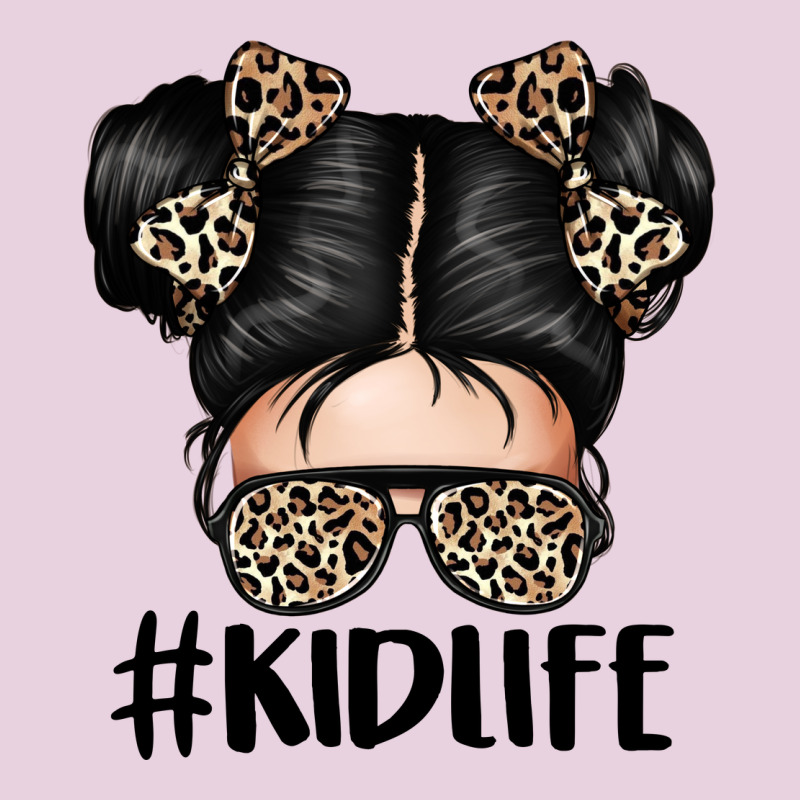 Kid Life Leopard Messy Bun Classic Tee by texasbilliewilder | Teevron