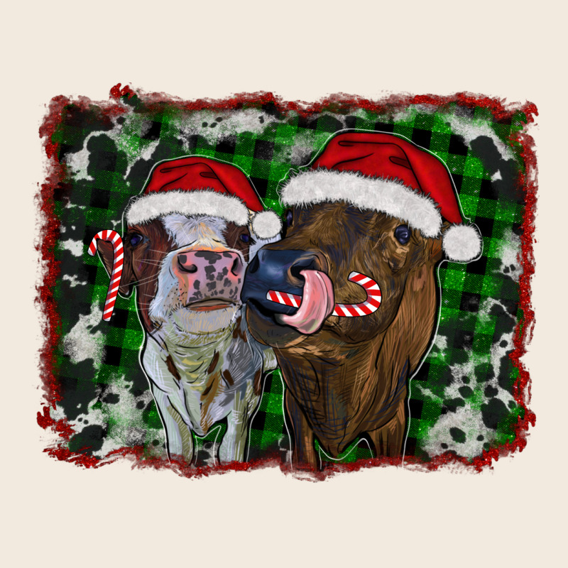 Christmas Heifers Zipper Hoodie by RanaPortraitStore | Teevron