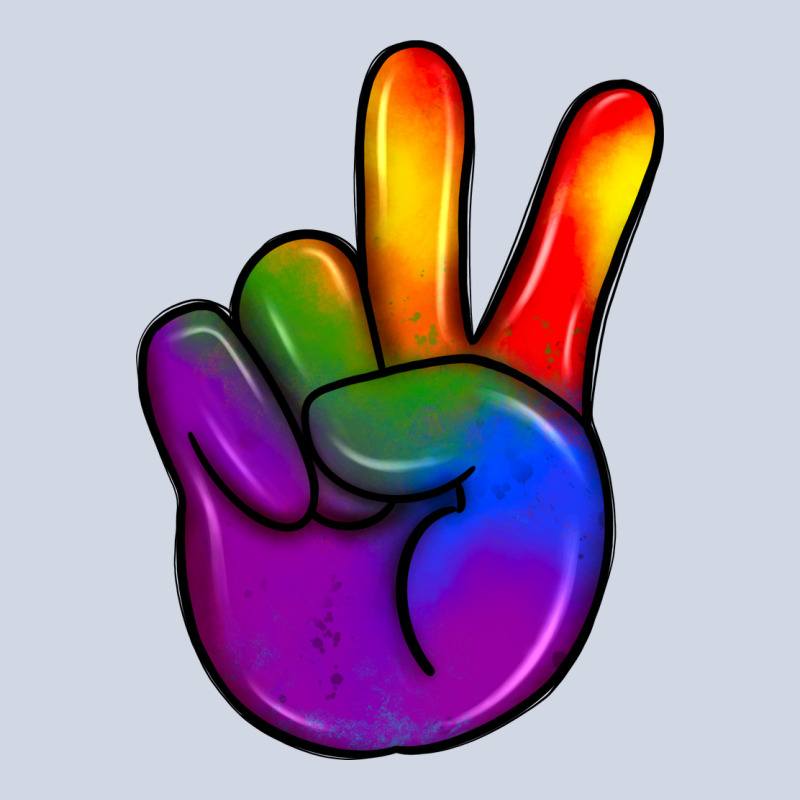 Pride Peace Hand Premium Sweatshirt by JahusDesignShop | Teevron