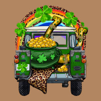 St Patrick's Day Truck With Pot Of Gold Horseshoe And Rainbow Long Sleeve Tee | Teevron