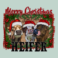 Merry Christmas Heifer Zipper Hoodie | Teevron