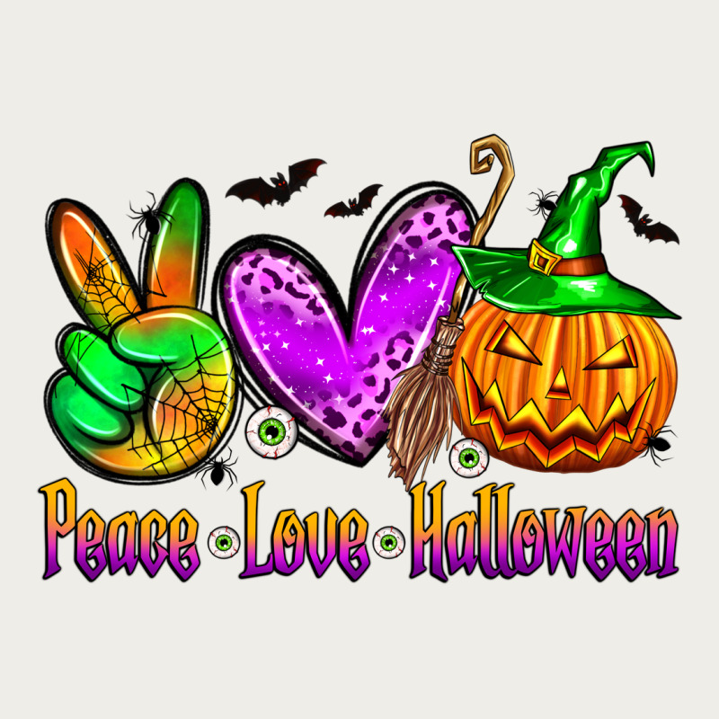 Peace Love Halloween Zipper Hoodie by Zillion Design Studio | Teevron