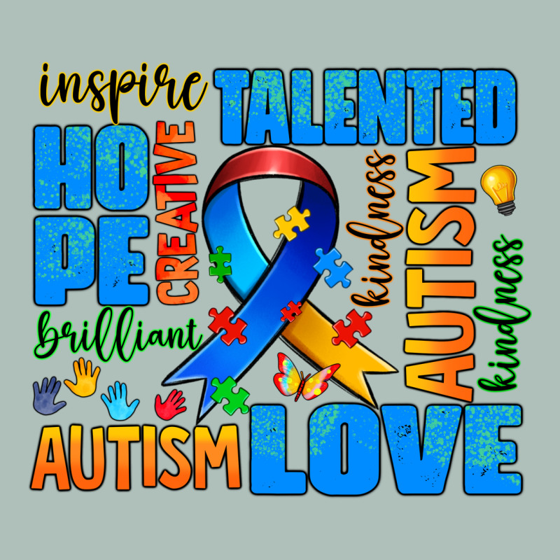 Autism  Words Heavyweight Hoodie by AdoDesignShop | Teevron