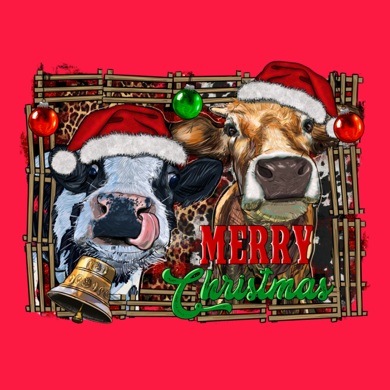 Merry Christmas Heifers Zipper Hoodie by RanaPortraitStore | Teevron