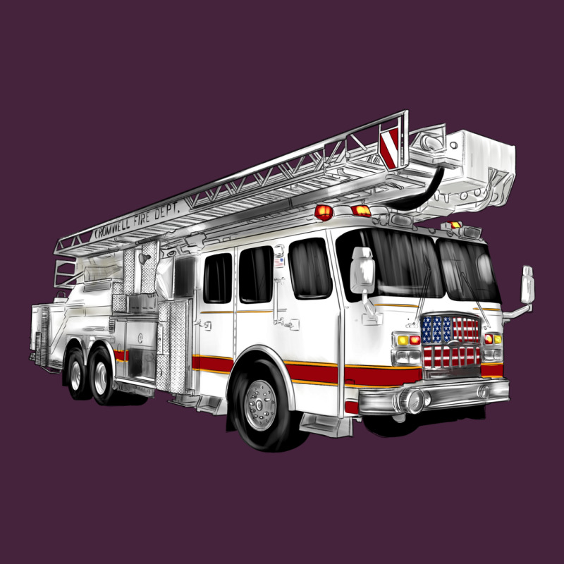 White Fire Truck Premium Tee by Artiststas | Teevron