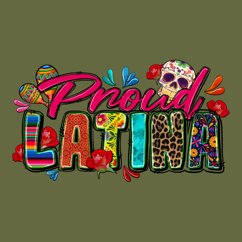 Proud Latina Long Sleeve Tee by Zillion Design Studio | Teevron
