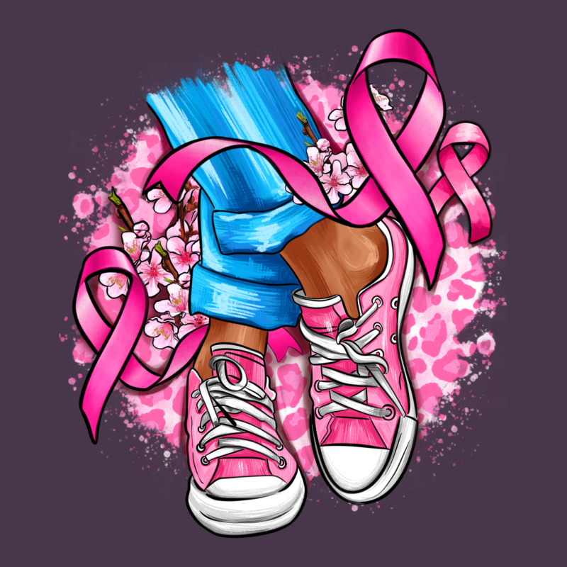 Cancer Ribbon Pink Converse And Flowers Heavyweight Hoodie by AdoDesignShop | Teevron