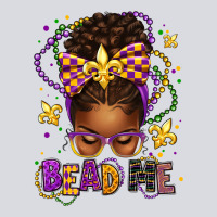 Bead Me Mardi Gras Afro Messy Bun Zipper Hoodie | Teevron