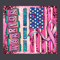 Warrior Breast Cancer And American Flag Heavyweight Hoodie | Teevron