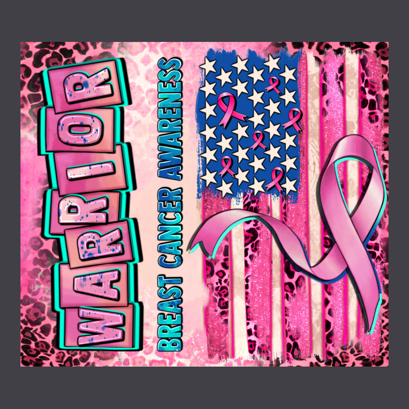Warrior Breast Cancer And American Flag Heavyweight Hoodie by AdoDesignShop | Teevron