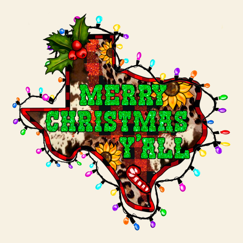 Merry Christmas Y'all Texas Map Vintage Tee by BarkalooDesign | Teevron