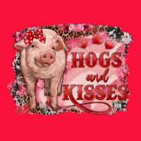 Valentine's Day Pig Hogs And Kisses Classic Tee | Teevron