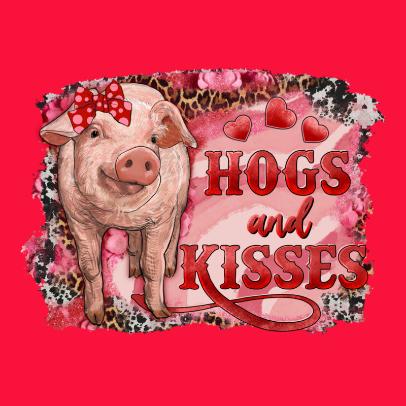 Valentine's Day Pig Hogs And Kisses Classic Tee by RanaPortraitStore | Teevron
