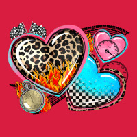 Western Leopard  Racing  Hearts Premium Hoodie | Teevron