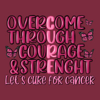 Overcome Through Courage Strength  Malia Premium Hoodie | Teevron