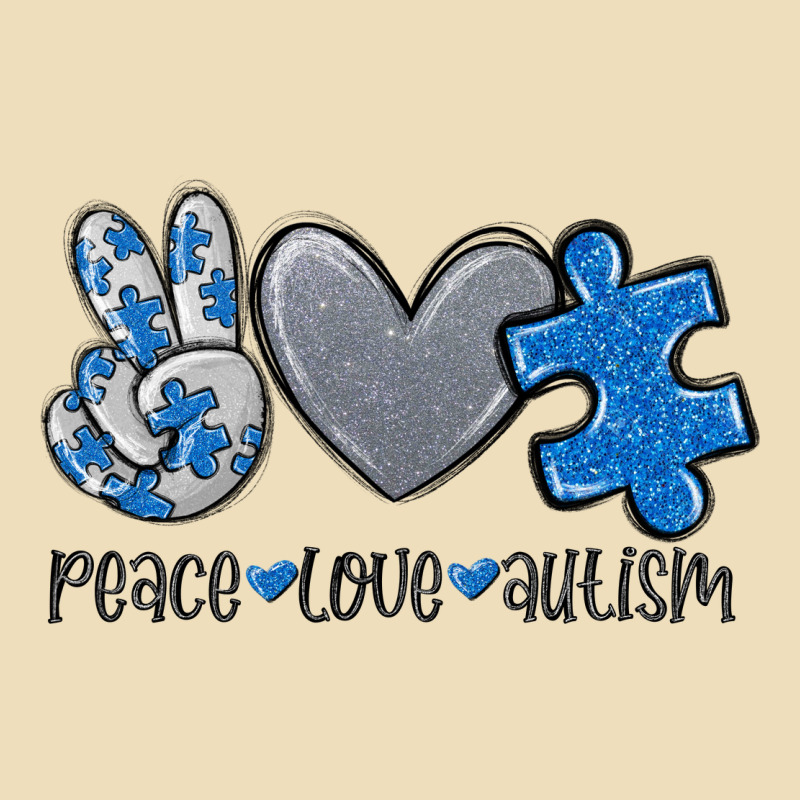 Peace Love Autism Premium Hoodie by MaliasSmallBusiness | Teevron