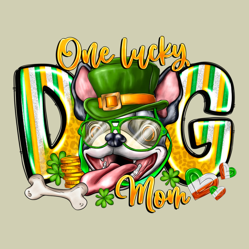 St Patricks Day Dog Mom Heavy Core Tee by CowhideDigitalArt | Teevron