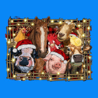 Christmas Farm Animals Zipper Hoodie | Teevron