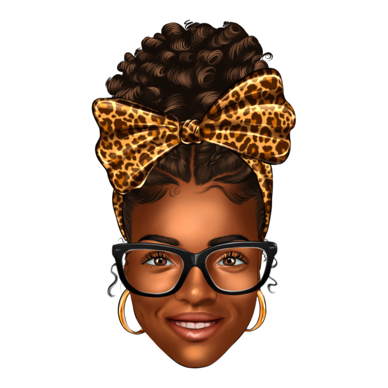 Afro Woman Messy Bun Zipper Hoodie by texasbilliewilder | Teevron