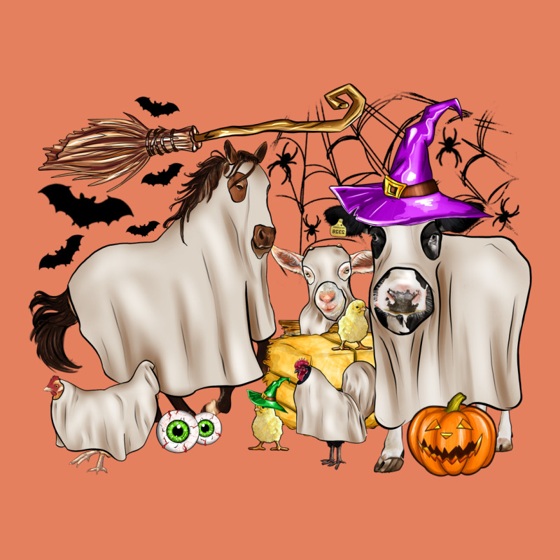 Halloween Farm Animals Classic Tee by Zillion Design Studio | Teevron