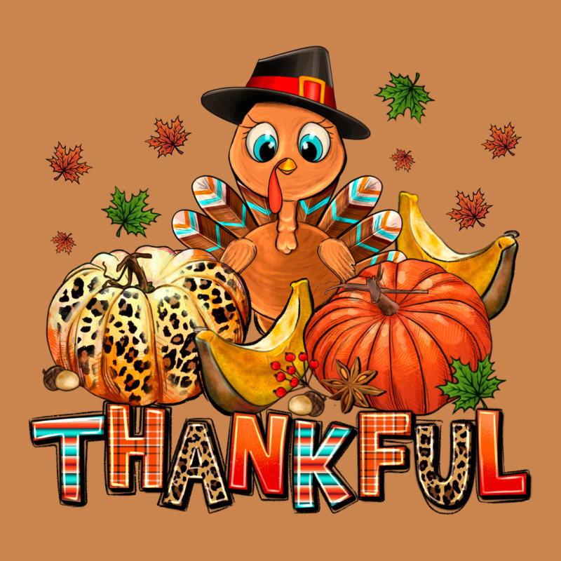 Thankful Pumpkins And Turkey Heavyweight Hoodie by AdoDesignShop | Teevron