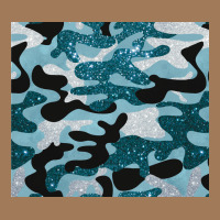 Blue Camouflage Glitter Classic Tee | Teevron