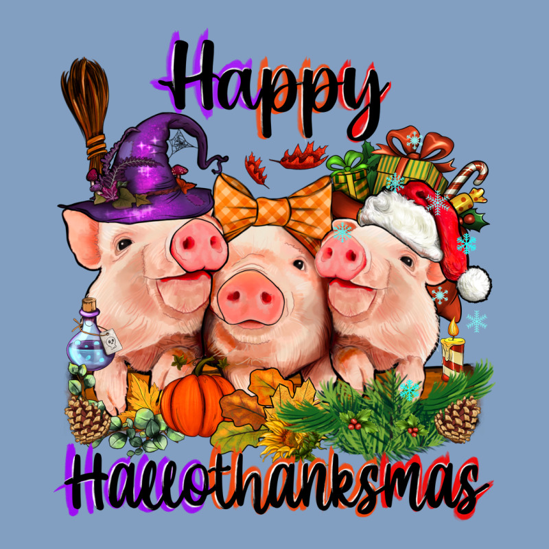 Happy Hallothanksmas Pigs Urban Hoodie by NancyCooperArtShop | Teevron