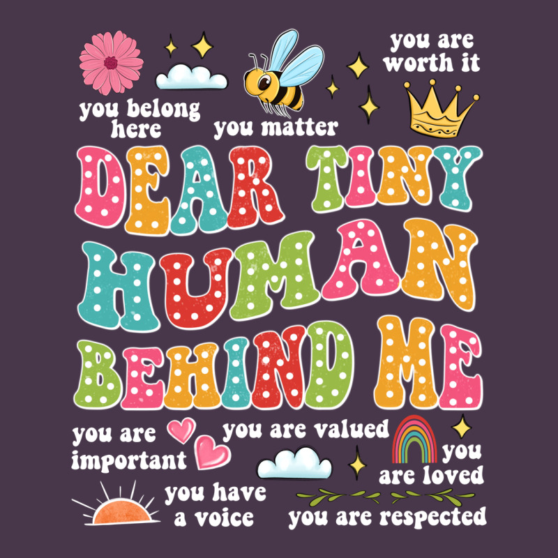 Customized Teacher Dear Tiny Human Behind Me Back Heavyweight Hoodie by JahusDesignShop | Teevron