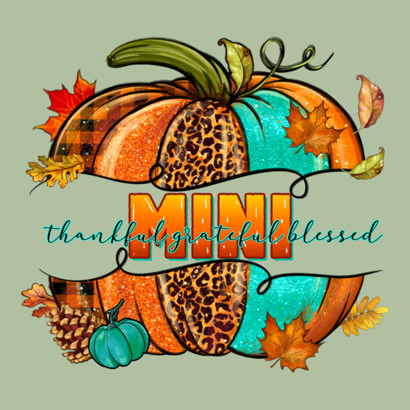 Thankful Grateful Blessed Mini Pumpkin Urban Hoodie by NancyCooperArtShop | Teevron