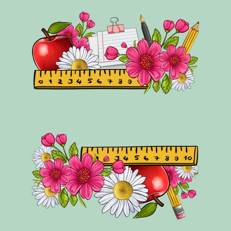 Floral Teacher Classic Tee by texasbilliewilder | Teevron
