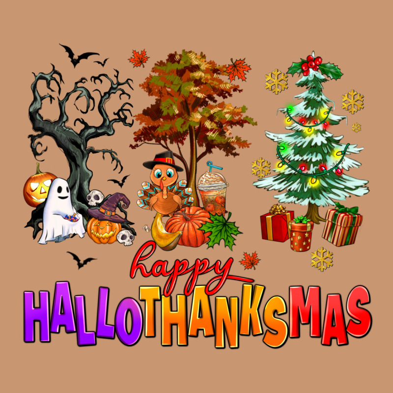 Happy Hallothanksmas Trees Heavyweight Hoodie by AdoDesignShop | Teevron