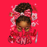 One Loved Cna Afro Messy Bun Zipper Hoodie | Teevron