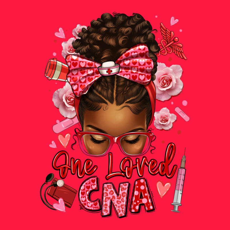 One Loved Cna Afro Messy Bun Zipper Hoodie by texasbilliewilder | Teevron