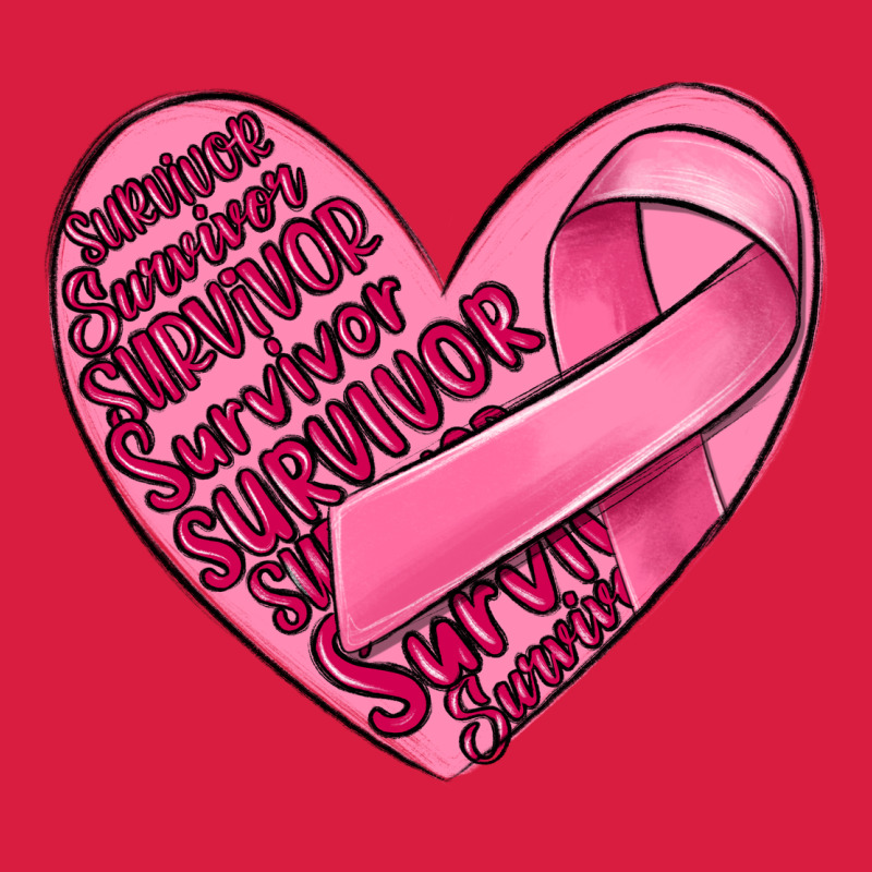 Heart Breast Cancer Premium Hoodie by MaliasSmallBusiness | Teevron