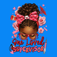 One Loved Supervisor Afro Messy Bun Zipper Hoodie | Teevron