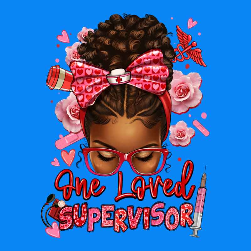 One Loved Supervisor Afro Messy Bun Zipper Hoodie by texasbilliewilder | Teevron