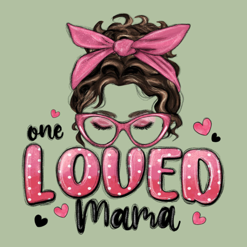One Loved Mama Messy Bun Urban Hoodie by MaliasSmallBusiness | Teevron