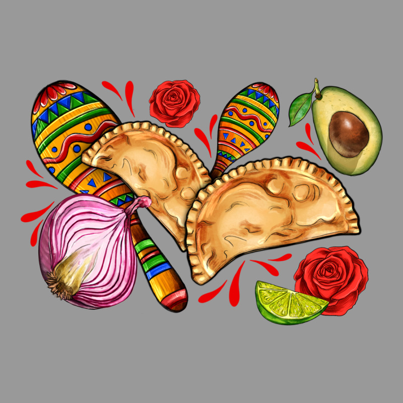 Empanadas Roses Onion Lime And Avocado Vintage Hoodie by AdoDesignShop | Teevron