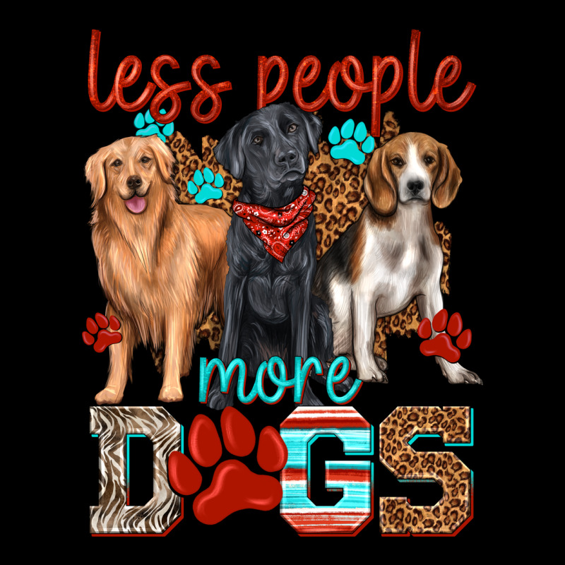 Less People More Dogs Long Sleeve Tee by texasbilliewilder | Teevron