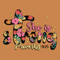 She Is Strong Proverbs 31 25 Heavyweight Hoodie | Teevron
