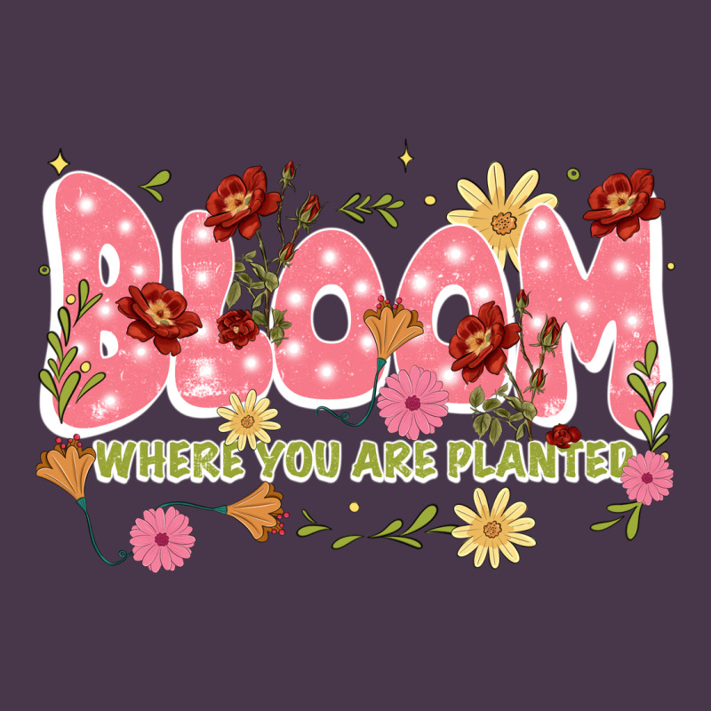 Bloom Where You Are Planted Heavyweight Hoodie by JahusDesignShop | Teevron