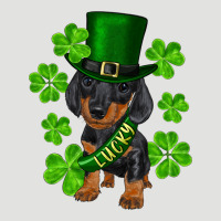 St. Patrick's Day Lucky Dachshund Puppy Classic Tee | Teevron