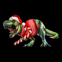 T Rex Christmas Long Sleeve Tee | Teevron