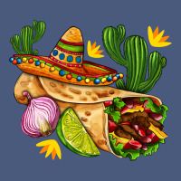 Burrito  With Sombrero And Union With Cactus Vintage Hoodie | Teevron