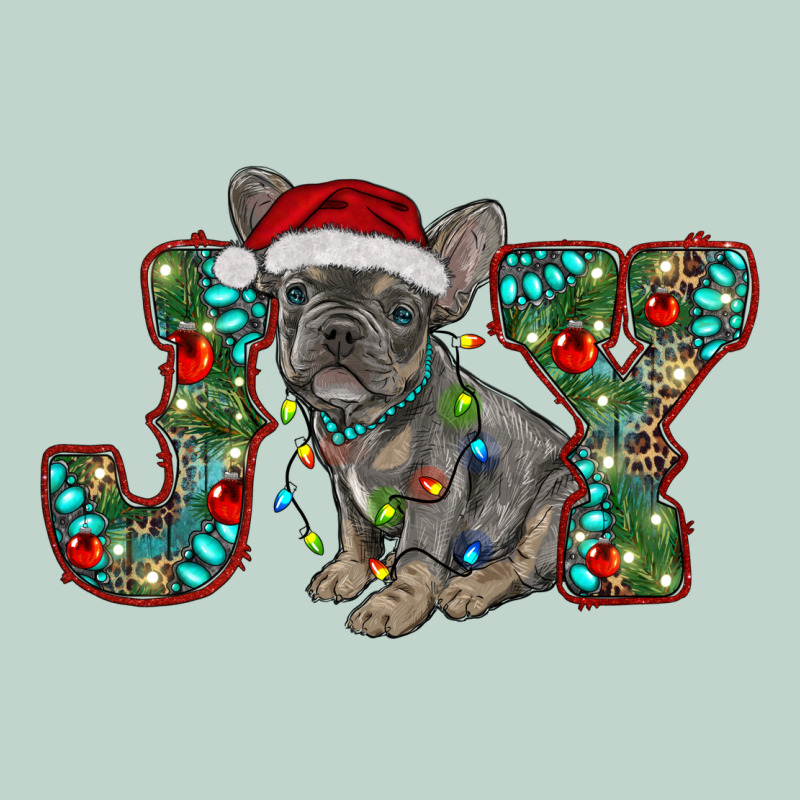 French Bulldog Christmas Joy Zipper Hoodie by RanaPortraitStore | Teevron