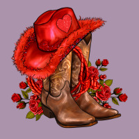Valentines Day Cowboy Boots Red  And Roses Heavyweight Hoodie | Teevron
